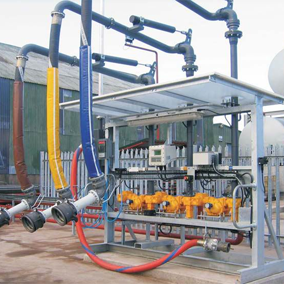 鋁合金底部裝卸鶴管